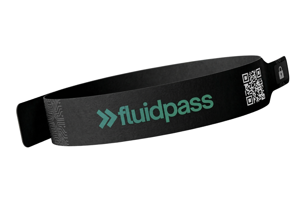 Pulsera con código QR FluidPass